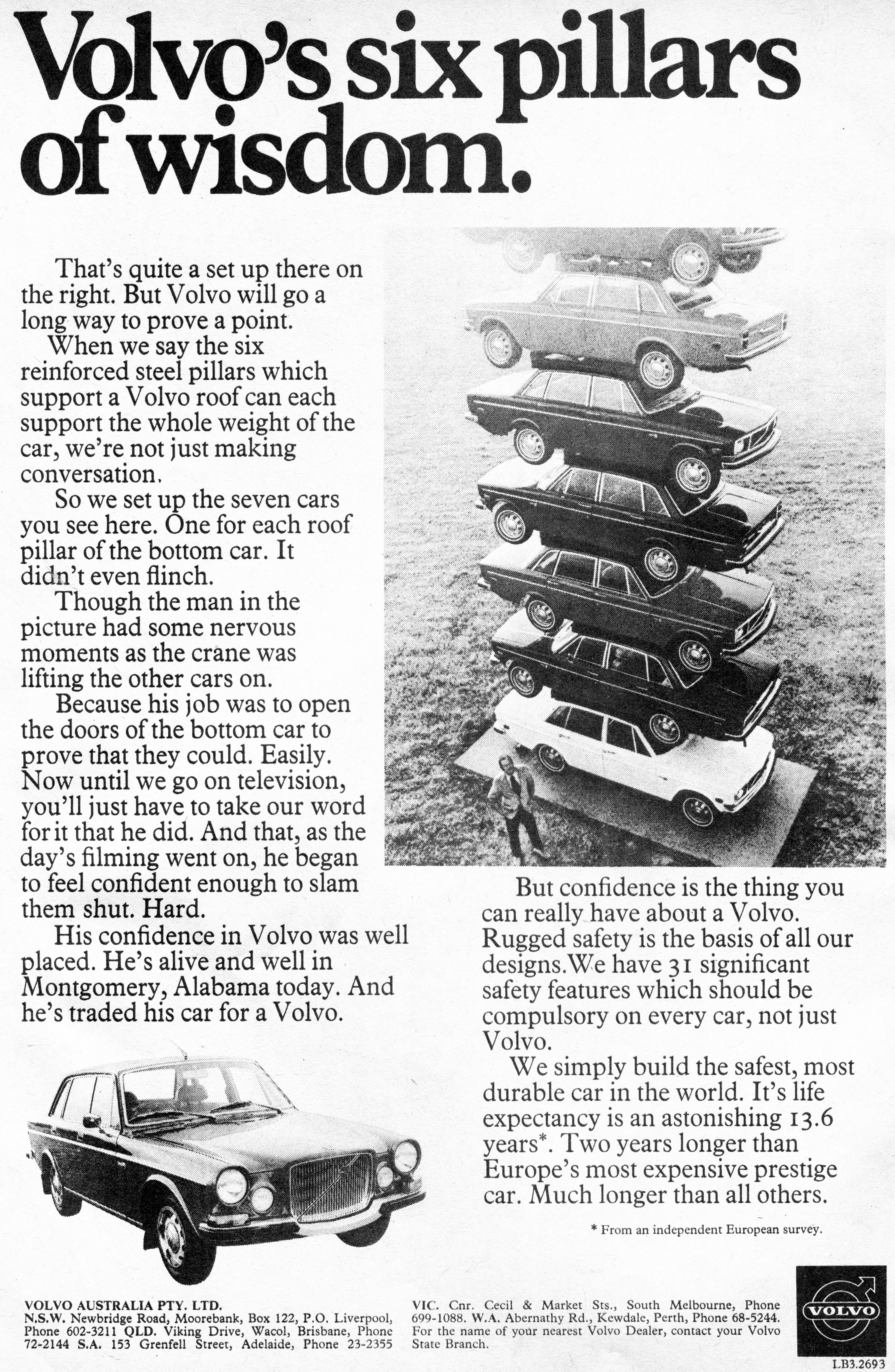 1972 Volvo - Six Pillars Of Wisdon